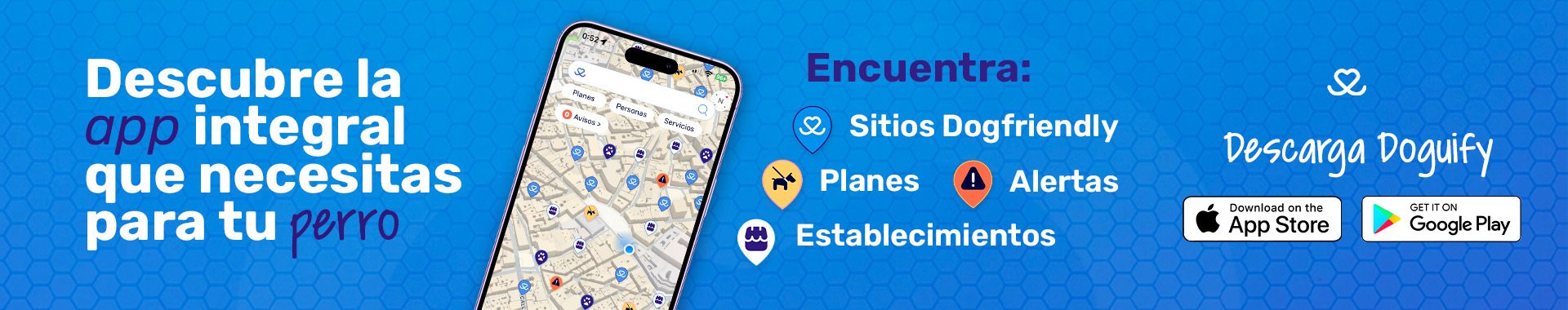 Comunidad que conecta tutores caninos para tener paseos seguros y explorar las mejores experiencias.